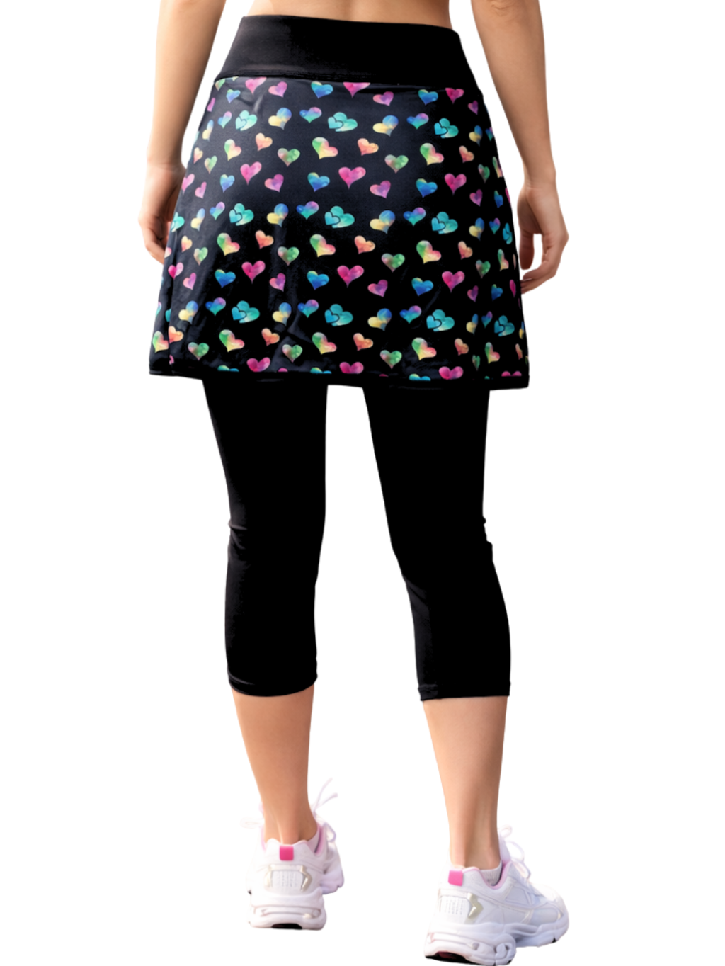 Hagaap - 2v1 legíny se sukní srdce