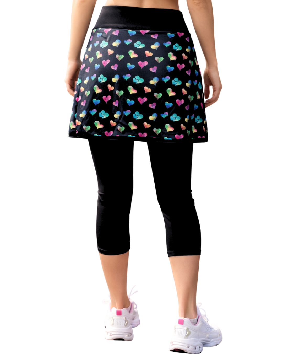 Hagaap - 2v1 legíny se sukní srdce